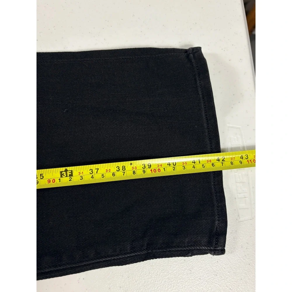 Banana Republic The Traveler Slim Fit Jeans Mens 38x32 Black Faded Stretch Denim